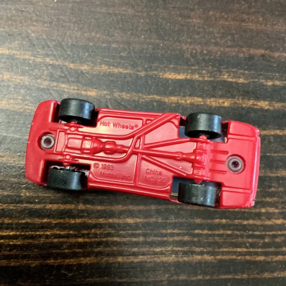 Hot Wheels 1993 McDonalds NASCAR‎ 27 Red Diecast Racing Car Vintage Toy Mattel